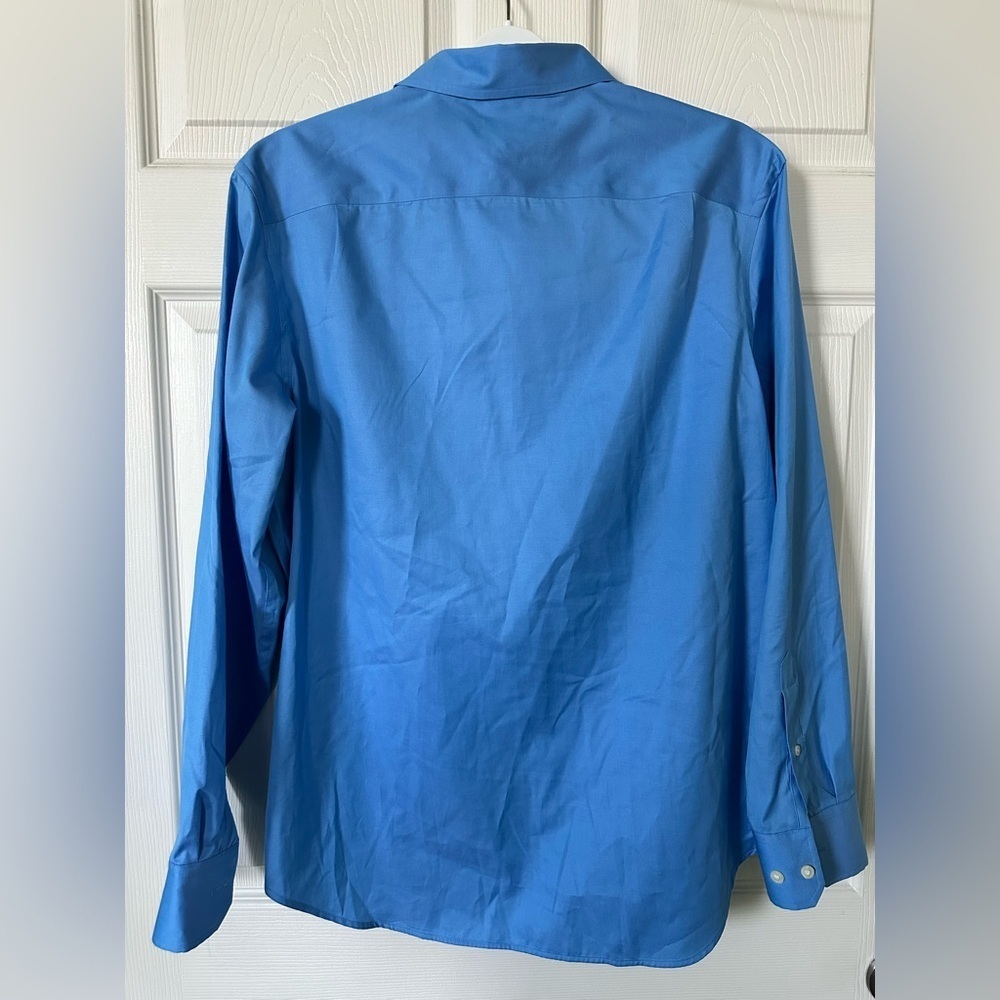 Banana Republic Men's Blue Button-Down Dress Shirt - Picture 2 of 6